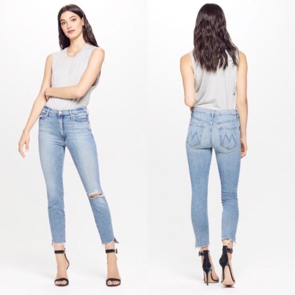 MOTHER Denim - Mother The Looker Ankle Step Fray Jeans